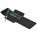SCREWDRIVER HOLDER END CAP WERA 838 RA-S 1/4 WITH ENDS/BITS VISSAGE BLACK/GREEN (FUNCTION RATCHET) (SET 14 PIECES) -BRAND GERMAN FOR THE WORKSHOPS