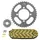 KIT CHAINE ADAPTABLE SYM 125 XS K 2007>2013 428 15x39 (DIAM COURONNE 64/80/8.5) (DEMULTIPLICATION ORIGINE) -AFAM