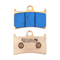 PLAQUETTE DE FREIN NEWFREN POUR YAMAHA 560 TMAX 2020> AV, 530 TMAX 2012>2019 AV, 500 TMAX 2008>2011 AV, 700 MT-07 2014> AV (L 69.5mm - H 51mm - P 8.5mm) (FD0190BE) (ELITE METAL FRITTE)