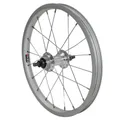 MTB WHEEL BRAKE SHOE 16" REAR 16X1,75 ALUMINIUM HUB STEEL AXLE PLEIN FREEWHEEL 1-SPEED (SOLD WITHOUT NUT 9X100)