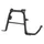 BEQUILLE SCOOT CENTRALE ADAPTABLE KYMCO 50 AGILITY 4T 12 POUCES RENFORCE NOIR -SELECTION P2R