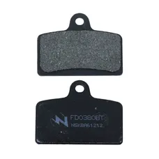 PLAQUETTE DE FREIN NEWFREN POUR APRILIA 50 RS4 2011>2015, 125 RS4 2011> AV / DERBI 125 GPR RACING 2004>2006 AV / PEUGEOT 50 XR7 2008> AV / RIEJU 125 TANGO 2006>2007 (FD0380BT) (TOURING ORGANIQUE)