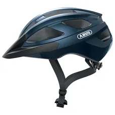 CASQUE VELO ADULTE ABUS MACATOR BLEU NUIT TAILLE L (58-62cm) REGLAGE MOLETTE