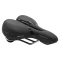 SELLE ROYAL RESPIRO RELAXED LOISIR GEL CONFORT MAX AVEC PROTECTION LATERALE ET ELASTOMERE NOIR 256x227mm 771g