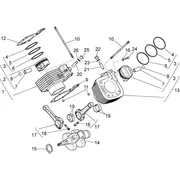 Arbre moteur - cylindre