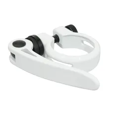 SEATPOST CLAMP RAPIDE NEWTON ALUMINIUM WHITE DIAMETER. 28,6 mm (CARDED)