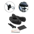 SUPPORT POUR PORTE BIDON NEWTON RESINE NOIR FIXATION CINTRE/POTENCE/TIGE DE SELLE - COMPATIBLE DIAMETRE 22 à 36 mm