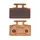 BRAKE PAD SET CL BRAKES FOR HONDA 125 NS 1989> REAR, RS 125 R 1991> REAR, NS 250 1989> REAR, RS 250 R 1993> REAR, 50 MONKEY FRONT 1988> (1 SET OF 2 BRAKE PADS) (2287 S4)