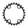 MTB CHAINRING 4-BOLT DIA. 80 FOR SHIMANO SLX M7100 DOUBLE 26T INNER OEM 12-SPEED