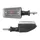 CLIGNOTANT UNIVERSEL REPLAY RECTANGLE A AMPOULE BA9S TRANSPARENT/NOIR (L 92mm / H 40mm / L 38mm) (PAIRE) **