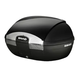 TOP CASE SHAD SH45 BLACK 45L WITH PLATE (CAPACITY 2 FULL-FACE HELMET) (L56XH32,5XP41CM) (D0B45100)