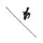 LOCKING HANDLEBAR FOR MTB FORK 29 ZOOM WITH CABLE (SOLD INDIVIDUALLY)