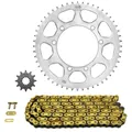KIT CHAINE ADAPTABLE PEUGEOT 50 XP6 ENDURO 1996>2001 420 12x52 (DIAM COURONNE 100/115/8.5) (DEMULTIPLICATION ORIGINE) -AFAM