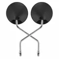 ADAPTABLE REAR-VIEW MIRROR MASH 125 SEVENTY FIVE, 125 SCRAMBLER, 50 FIFTY 2017> BLACK/CHROME (OEM: 1201000011000) (PAIR) -P2R