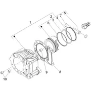 Groupe cylindre-piston-axe