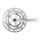 ROAD CRANKSET STRONGLIGHT 9/10-SPEED IMPACT SILVER 170 mm 52-42-30 COMPATIBLE 8/9-SPEED (AXLE SQUARE TAPER 115 mm)
