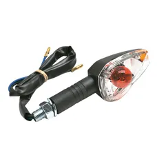 CLIGNOTANT 50 A BOITE ADAPTABLE PEUGEOT 50 XR7 2008> TRANSPARENT/NOIR AR GAUCHE (VENDU A L'UNITE) (HOMOLOGUE CE) -SELECTION P2R
