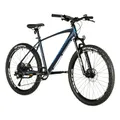CONVENTIONAL BICYCLE MTB 26 LEADER FOX FACTOR 2025 BLUE NUIT MATTE 9-SPEED FRAME 18 INCHES (SIZE 156 TO 164 cm) -HYDRAULIC TO DISC