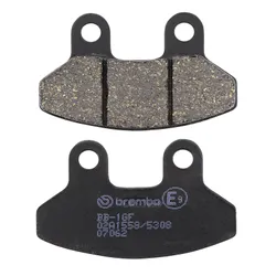 PLAQUETTE DE FREIN BREMBO POUR SYM 125 JOYRIDE 2001>2009 AV, 300 JOYRIDE 2022> AV/RIEJU 125 RS2 PRO 2008>2012 AV/LAVERDA 125 PHOENIX 2001>2004 AV (SCOOTER CARBONE CERAMIQUE) -07062CC