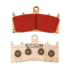 BRAKE PAD SET NEWFREN FOR KAWASAKI 600 ZX-6R NINJA 1998>2002 FRONT, 750 ZX-7R NINJA 1996>2003 FRONT/SUZUKI 1300 GSX-R HAYABUSA 1999>2007 FRONT (FD0199TS) (TOURING SINTERED METAL)