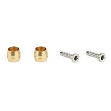 BRAKE HOSE CONNECTOR BRAKE ELVEDES OLIVE AND INSERT/PIN COMPATIBLE SHIMANO BH90 (PAIR OLIVE AND INSERT)
