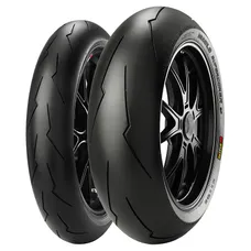 PACK/TRAIN OF MOTORCYCLE TYRE FRONT + REAR PIRELLI DIABLO SUPERCORSA V2 SC2 RADIAL ZR 120/70-17 FRONT TL 58W + 180/55-17 REAR TL 73W (SOLD IN PACKS OF 2)