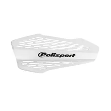 PROTEGE MAIN MOTO MX FORCE VERSION OUVERTE BLANC (FIXATION UNIVERSELLE INCLUSE) -POLISPORT