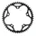 PLATEAU ROUTE 5BRA D.130 STRONGLIGHT DURAL 50DTS NOIR TYPE SHIMANO 8/9V.