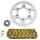 KIT CHAINE ADAPTABLE RIEJU 50 RR SM SPIKE 1999>2002, RJ SM 1999>2002 420 12x48 (DIAM COURONNE 80/100/8.5) (DEMULTIPLICATION ORIGINE) -AFAM