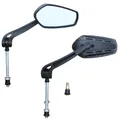 REAR-VIEW MIRROR SCOOTER REPLAY X-RUN CARBON MATTE (PAIR)