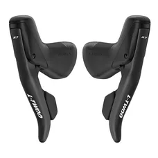 LEVIER/MANETTE ROUTE PATIN LTWOO 2 x 10V. R7 NOIR / GRIS COMPATIBLE SHIMANO TIAGRA 4700 (PAIRE)