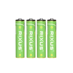 PILE RECHARGEABLE LR03 1.5-SPEED RIXUS LITHIUM-ION AAA 880 MWH (SOLD IN PACKS OF 4) INCLUDED CABLE USB-C -RXAA07