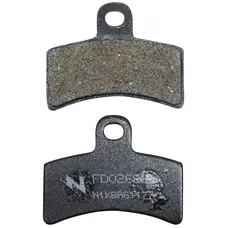 BRAKE PAD SET NEWFREN FOR GAS GAS 125-200-250-280-320 TXT 2000>2003, 125 PAMPERA 2004> (L 57 mm - H 44.5 mm - P 6.5 mm) (FD0268BD) (DIRT ORGANIC)