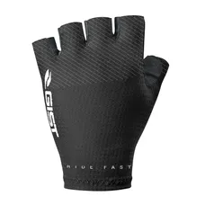 CYCLING GLOVES SHORT GIST RACE SUMMER BLACK XXL (PAIR CARDED) WITHOUT VELCRO -5527