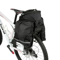 BAG REAR BICYCLE TO PONT ZEFAL Z TRAVELER 80 UNIVERSAL 32L POLYESTER WATERPROOF BLACK (32X23X21,5 cm)
