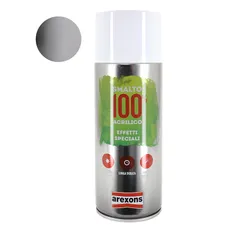 BOMBE DE PEINTURE AREXONS ACRYLIQUE 100 GRIS EFFET CHROME AEROSOL 400 ml (3438)