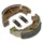 BRAKE SHOE SET SCOOTER NEWFREN FOR PIAGGIO 50 ZIP 1992>1993 REAR, NRG 1994>1995 REAR, NTT 1994>1995 REAR, SFERA 1991>1994 REAR DIAMETER 100X20 MM (GF0252)