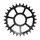 MTB CHAINRING DIRECT MOUNT FOR CANNONDALE AI TA ONE C55 28T COMPATIBLE FSA TA 10/11/12-SPEED BLACK (OFFSET 6 mm)