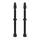 TUBELESS VALVE PRESTA VITTORIA 80 mm ALUMINIUM BLACK VALVE CORE REMOVABLE (SOLD AS A PAIR CARDED)
