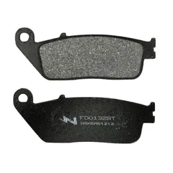 PLAQUETTE DE FREIN NEWFREN POUR KAWASAKI Z750 2007>2012, Z800 2013>2016 AV/TRIUMPH 675 STREET TRIPLE 2008>2017AV/HONDA 125 FORZA 2015> AV (L 39mm - H 102mm - P 8.3mm) (FD0132BT) (TOURING ORGANIQUE)