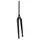 FORK GRAVEL 700C CARBON BRUT CINTREE PIVOT ALUMINIUM CONIQUE LISSE 1"1/2 IN BAS AND 1"1/8-28,6 OUTER FOR THRU AXLE