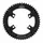 ROAD CHAINRING 4-BOLT DIA. 110 FOR SHIMANO ULTEGRA R8100 MICHE 52T OUTER BLACK 12-SPEED