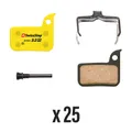 PLAQUETTE DE FREIN ROUTE / VTT SRAM FORCE, RED, RIVAL, APEX HRD ET ULTIMATE (SWISSSTOP ORGANIC SILENCE - DISC 32RS) (VENDU PAR 25)