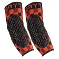 ELBOW PROTECTORS MTB SERYT FLOW CHECKER ANTIBACTERIEN, ANTIDERAPANTE, WITHOUT COUTURE DAMIER RED/BLACK S (SOLD AS A PAIR) 250 g -CE IN 1621.1 LEVEL 2