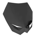 PLAQUE NUMERO/TETE DE FOURCHE 50 A BOITE UNIVERSEL REPLAY RIVALE FLASH NOIR MAT AVEC ECLAIRAGE LED (AVEC FIXATIONS)**