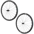 ROUES ROAD DISC 700 FIR FC 38 PRO CENTERLOCK CARBON BLACK CASSETTE SRAM XDR 12-SPEED THRU AXLE 12/100 AND 12/142 HEIGHT/PROFIL 38 mm (PAIR) - TUBELESS READY