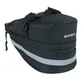 SADDLE BAG BICYCLE BASIL MADA 1L BLACK MOUNTING KIT SANGLES ON SADDLE CLAMP WITH SOUFFLET