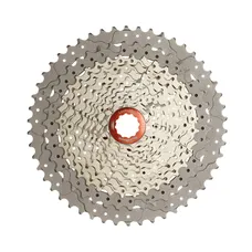 CASSETTE 12V. SUNRACE MZ90 11-50 VTT COMPATIBLE SHIMANO METALLIC ARGENT (LIVRE EN BOITE) (11-13-15-17-19-21-24-28-32-36-42-50)
