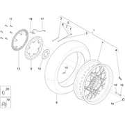 Roue arrière