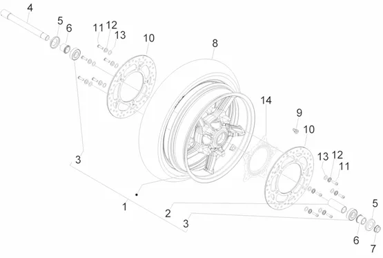 Roue avant